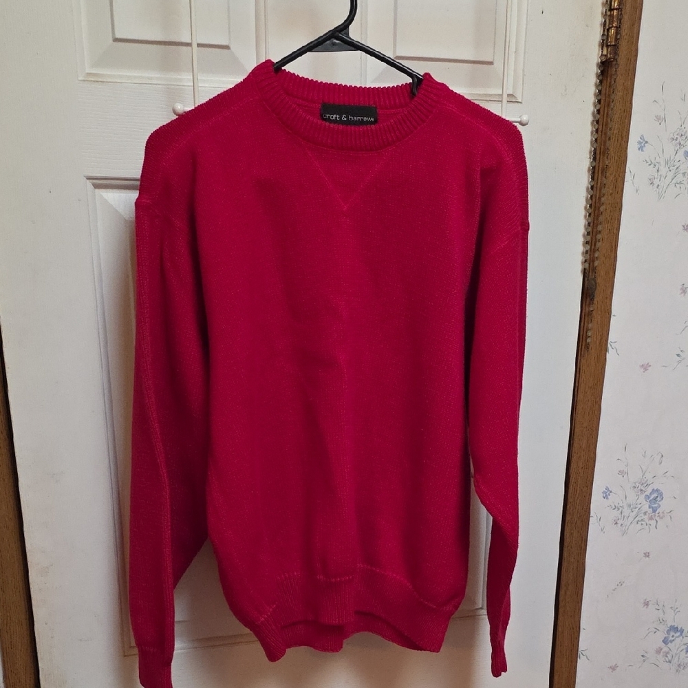 Croft & Barrow Red Crewneck Sweater